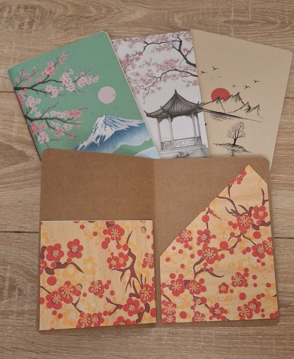 Producto - Pack de cuadernos + sobre midori A5 - 1