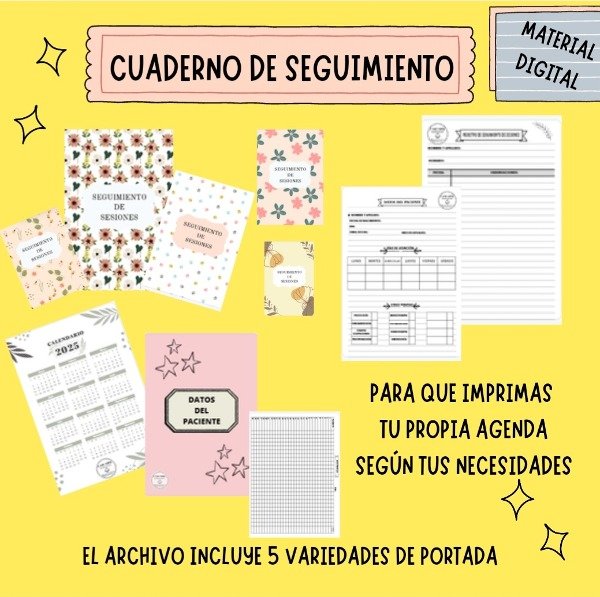 Producto - Cuaderno de seguimiento- Para imprimir