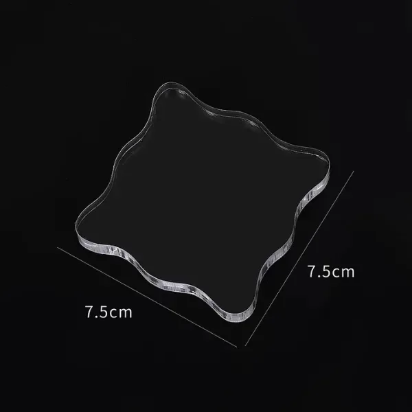 Producto - Base de acrílico para sellos 7,5 x 7,5 cm