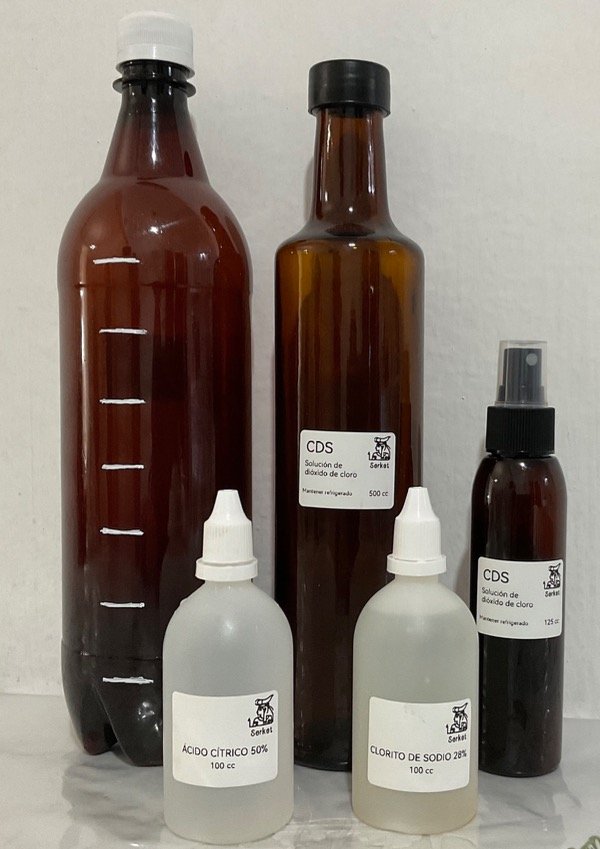 Producto - Kit para preparar, tomar y aplicarse CDS
