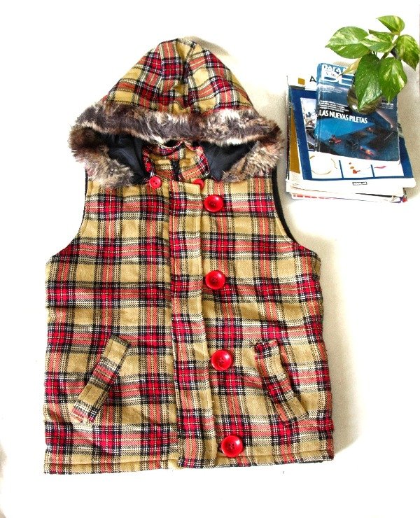 Producto - Chaleco cuadrillé