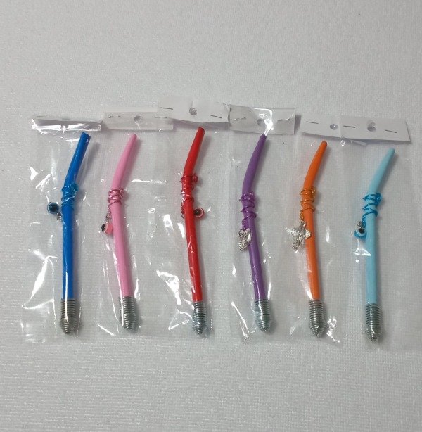 Producto - BOMBILLA DE ALUMINIO Y DIJE (precio por unidad).