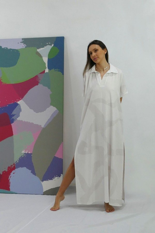 Producto - VESTIDO CAMISERO LINO