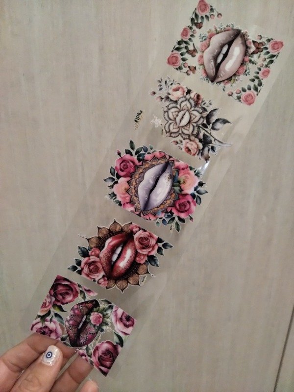 Producto - UV Tiras 8x28cm Bocas Florales #2