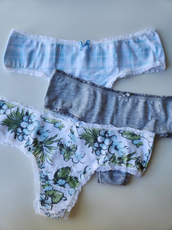 Producto - Pack x3 culotte less de algodón - 5071
