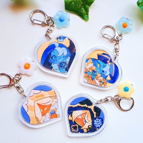Producto - Llaveros Corazón Cookie Run Kingdom