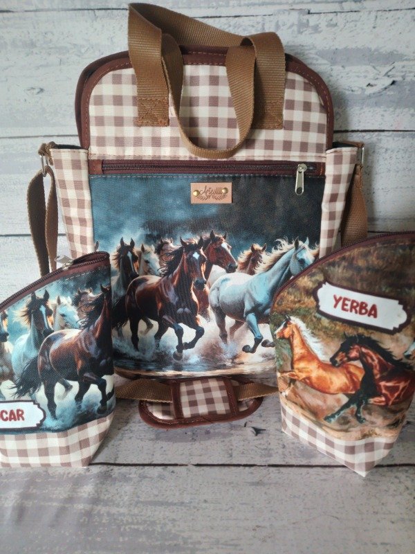 Producto - Set matero caballos