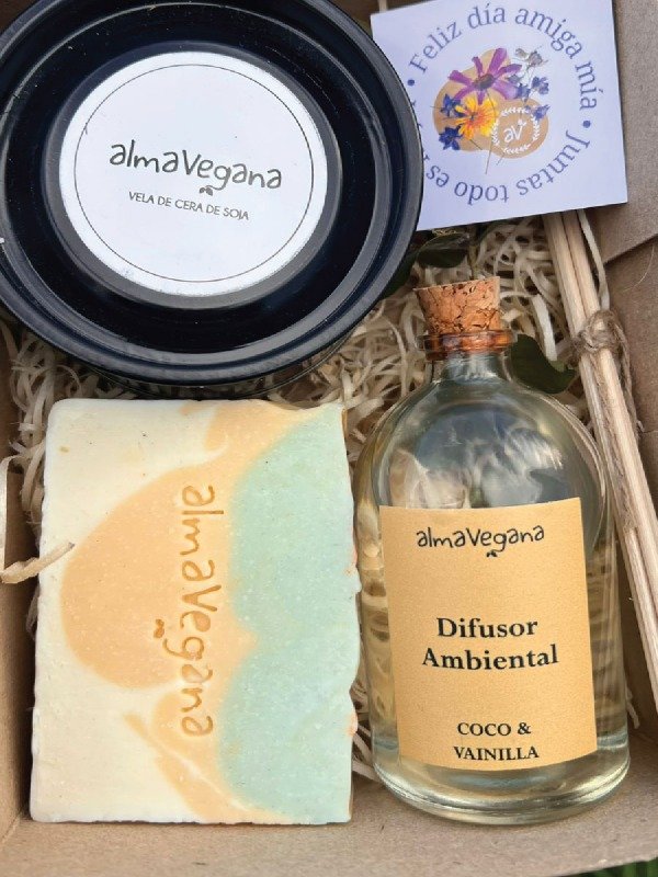 Producto - Box regalo Difu (con vela en lata negra)
