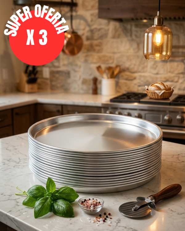 Producto - PIZZERA ALUMINIO 35CM X 3 UD