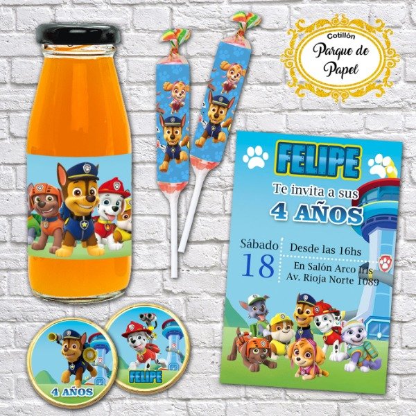 Producto - kit imprimible Paw Patrol