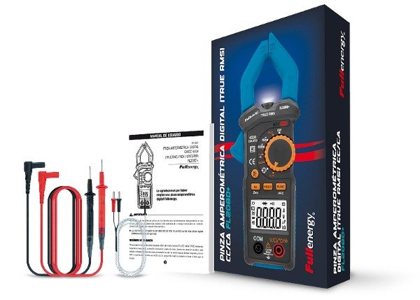 Producto - Pinza Amperométrica Digital Ac/dc 600a Fullenergy Fl208d+