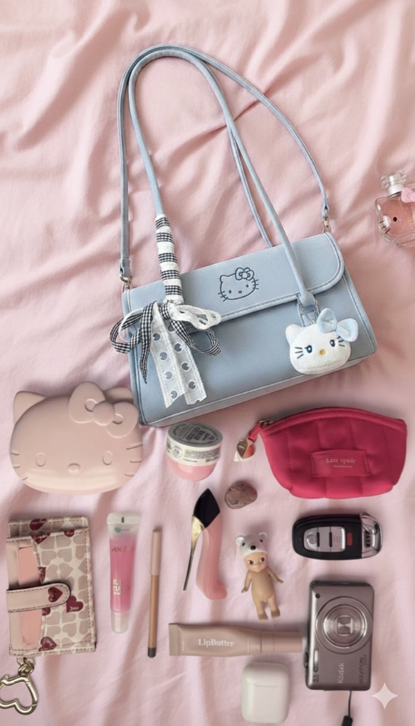 Producto - Cartera hello kitty celeste