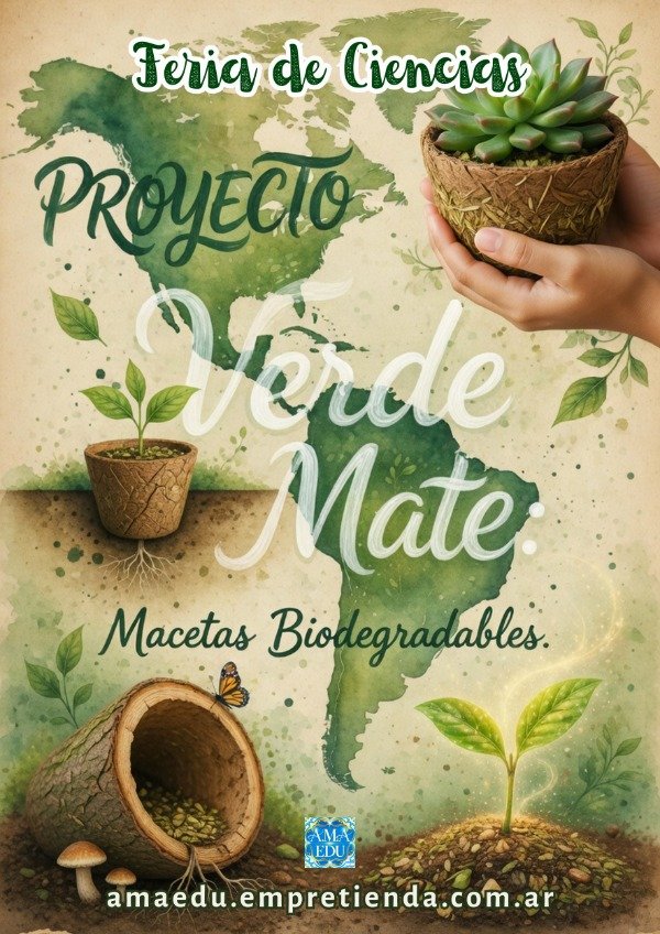 Producto - VERDE MATE - Macetas Biodegradables de Yerba Mate