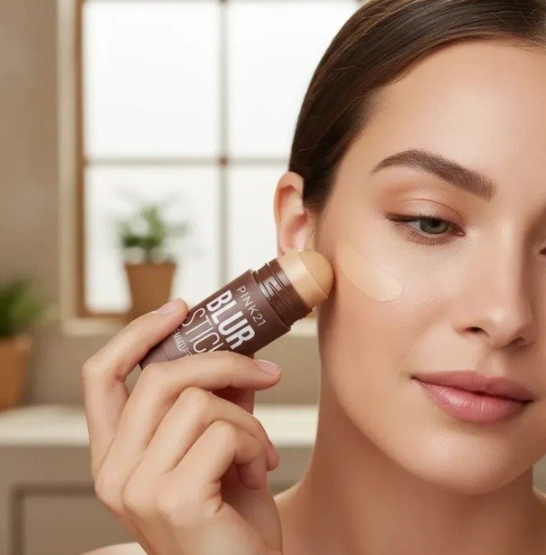 Producto - Pre base Primer en barra iguala tono de piel piel grasa - Pink 21 - 1