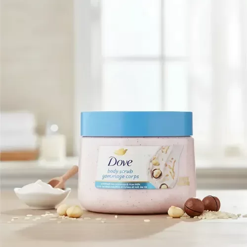 Producto - Dove Scrub Macadamia Rice Milk Body Scrub 425g