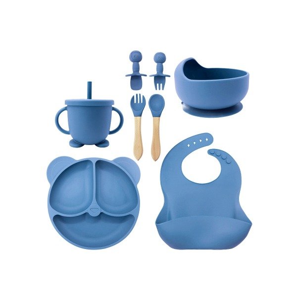 Producto - Set de Utensillos para Bebe Silicona