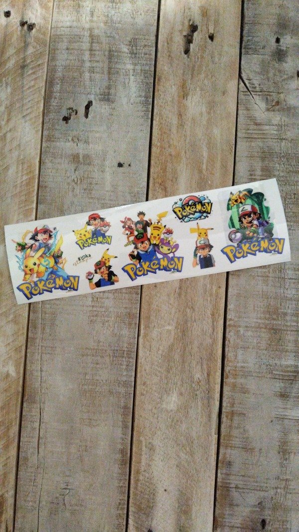 Producto - UV Tiras 8x28cm Pokémon
