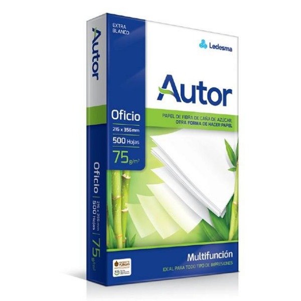 Producto - Resma OFICIO "Autor" 75gr x 500h