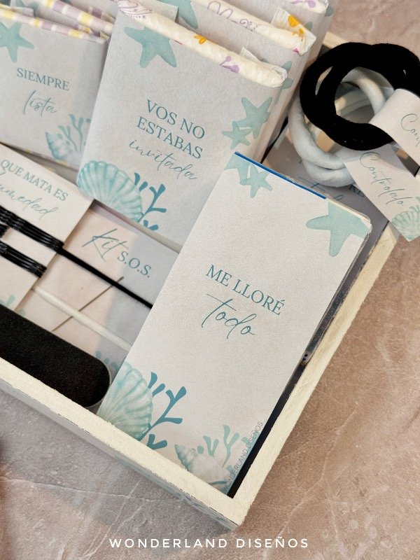 Producto - Kit de Baño - Diseño Jazmin - 2