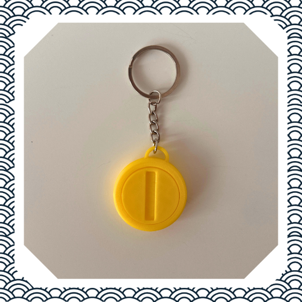 Producto - Llavero Moneda Mario Spinner - Accesorio Gamer Interactivo