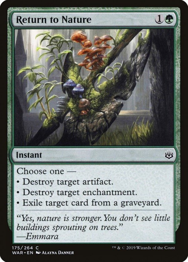 Producto - Return to Nature  War of the Spark