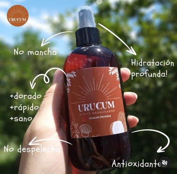 Producto - Aceite Bronceador urucum