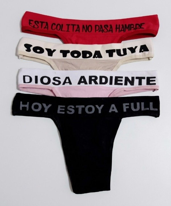 Producto - Colaless frases algodón y modal. Pack x6 - 2