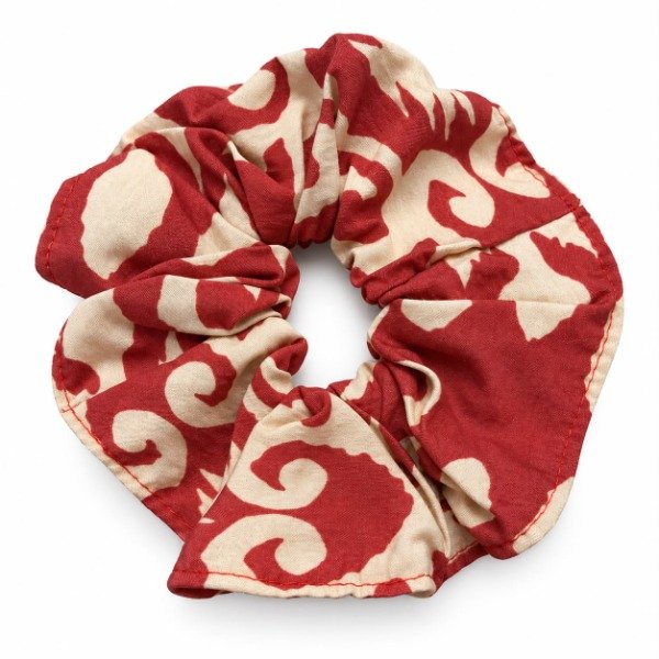 Producto - Scrunchie Red and Beige