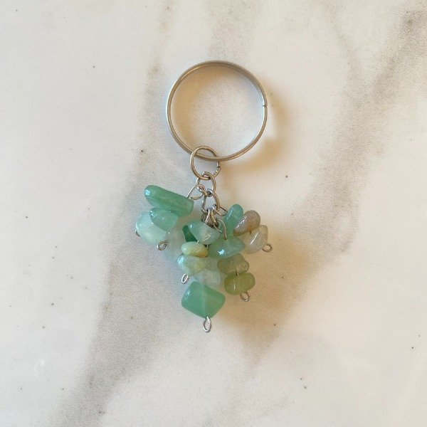 Producto - Llavero RACIMO de Cuarzo verde