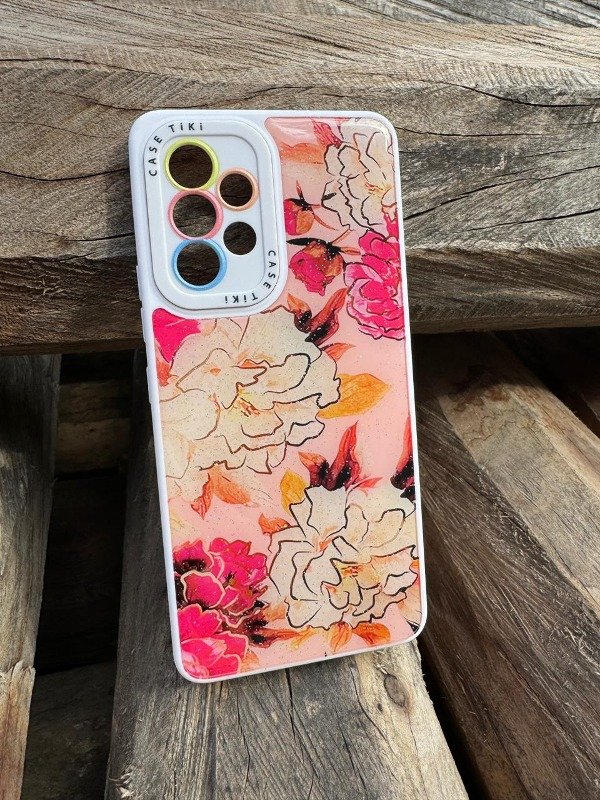 Producto - Reforzada diseño flores con brillos