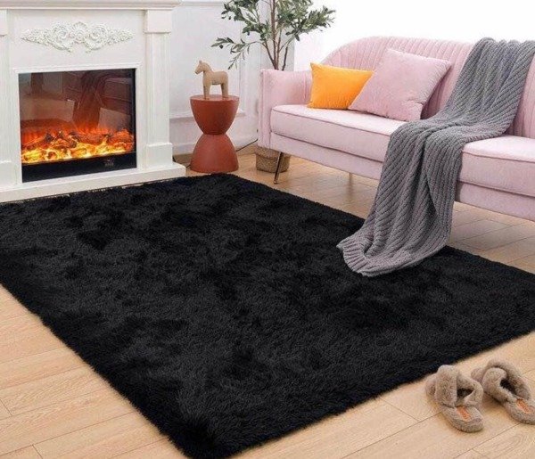 Producto - Alfombra nórdica Negra