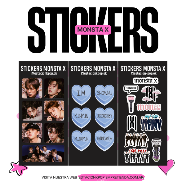 Producto - STICKERS MONSTA X