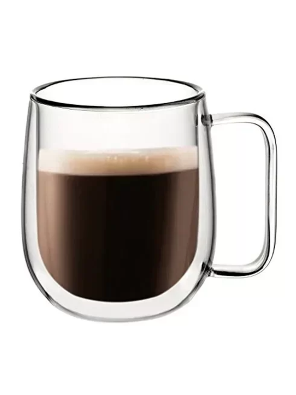 Producto - TAZAS DOBLE VIDRIO CON MANIJA 250ML