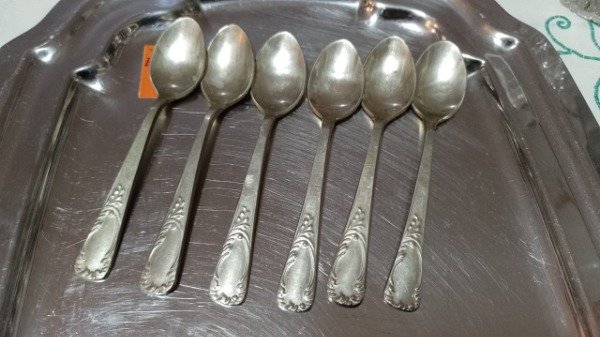 Producto - Cucharas de te x 6 alpaca