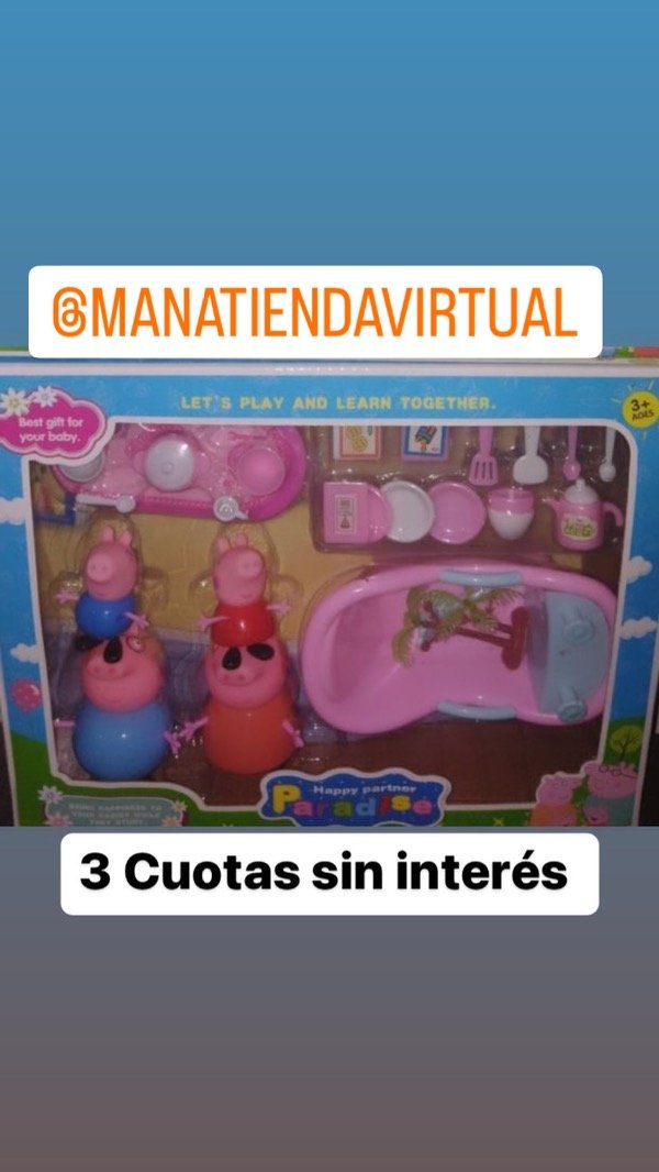Producto - PEPPA CON BAÑERA Y ACCESORIOS