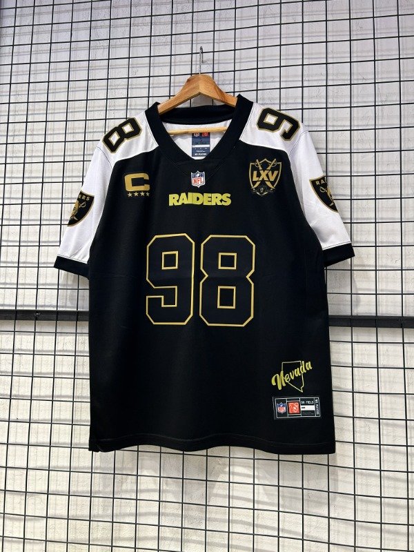 CAMISETA NFL LAS VEGAS RAIDERS #98 CROSBY - Deporte Rey