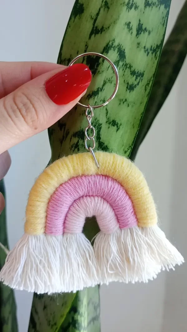 Producto - Llavero Arcoiris Amarillo