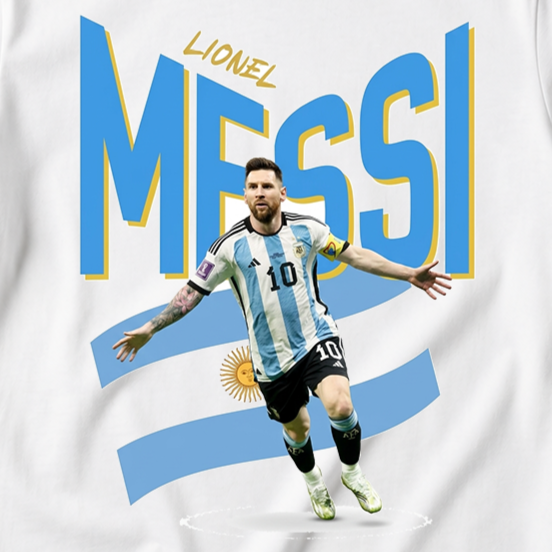 Producto - Pack 35 Plantillas Messi Argentina Mundial 2026, Diseños Remeras DTF Sublimación