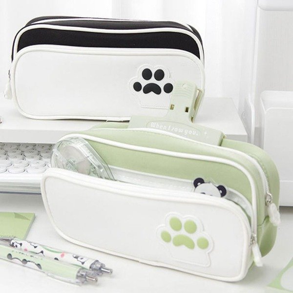 Producto - Cartuchera 2 Cierres 21x12 Huellita LS