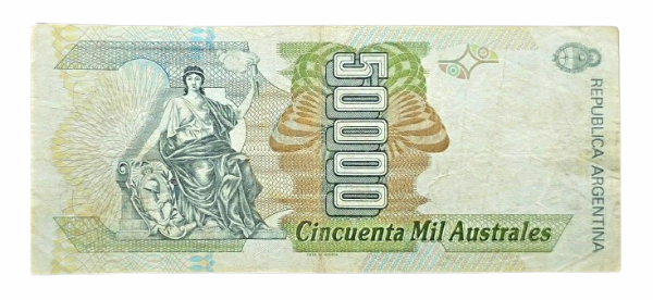 Producto - 50.000 Australes (1990) (De Paul - Gonzalez Fraga) Bott.2888 VF - 1