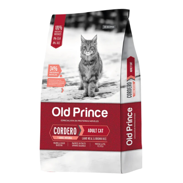 Producto - OLD PRINCE GATO Cordero Arroz x 3 kg