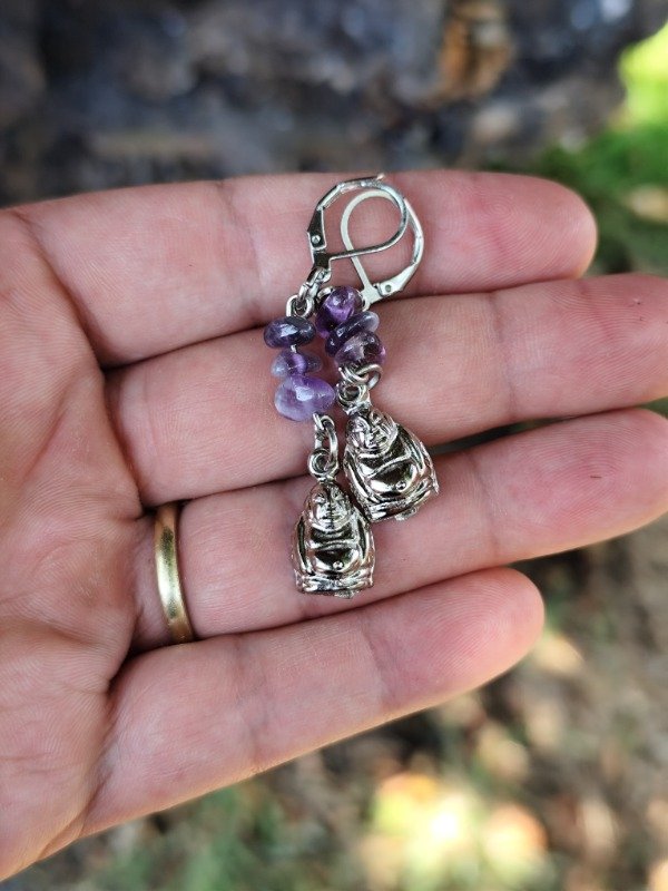 Producto - AROS BUDITA CON AMATISTA - Calma profunda