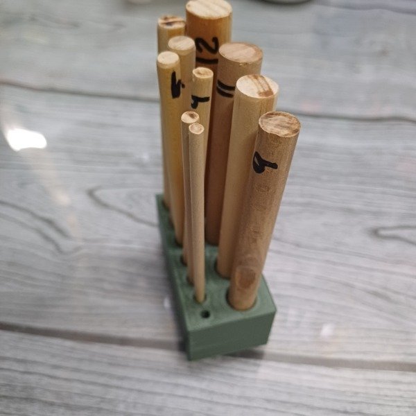 Producto - Set de Palillos de madera + Base
