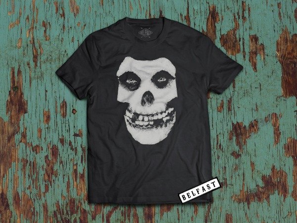 remera misfits crimson mask