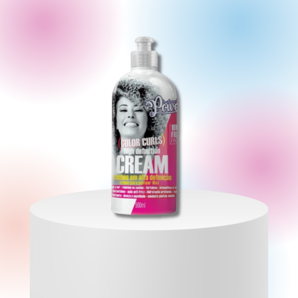 Producto - CREME DE PENTEAR HIGH DEFINITION CREAM COLOR CURLS  SOUL POWER