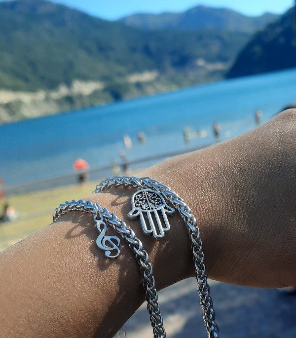 Producto - Pulsera/Tobillera de acero 1