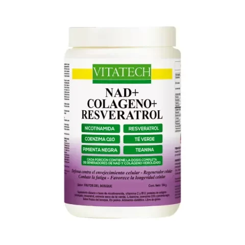 Producto - Nad + Colágeno + Resveratrol Vitatech X 384g