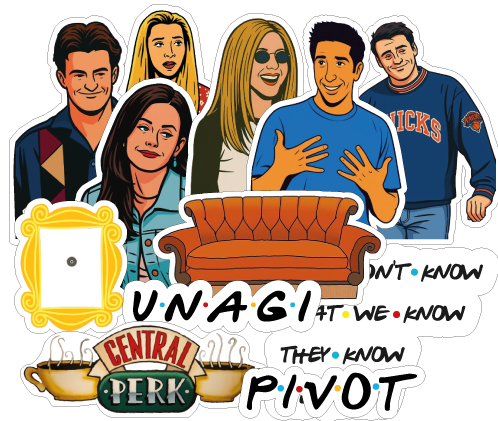 Producto - Stickers FRIENDS