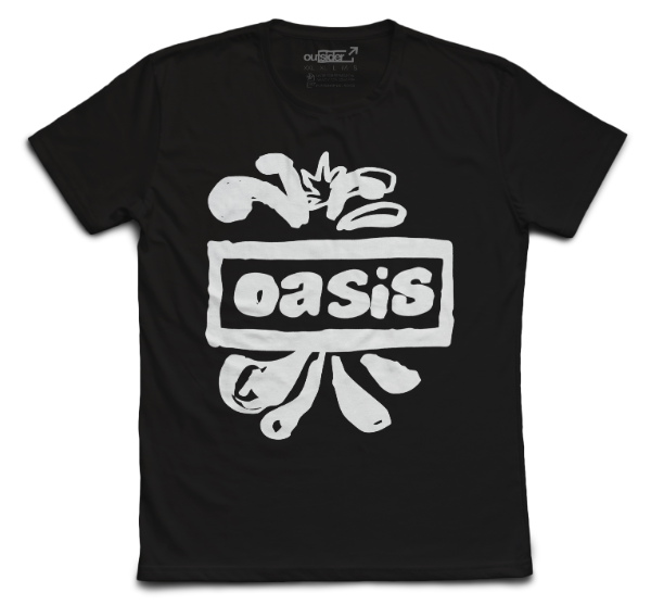 Producto - Remera Oasis - Logo Alternativo - Negra - 0