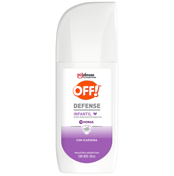 Producto - Repelente Off Defense Infantil Spray 100 Ml